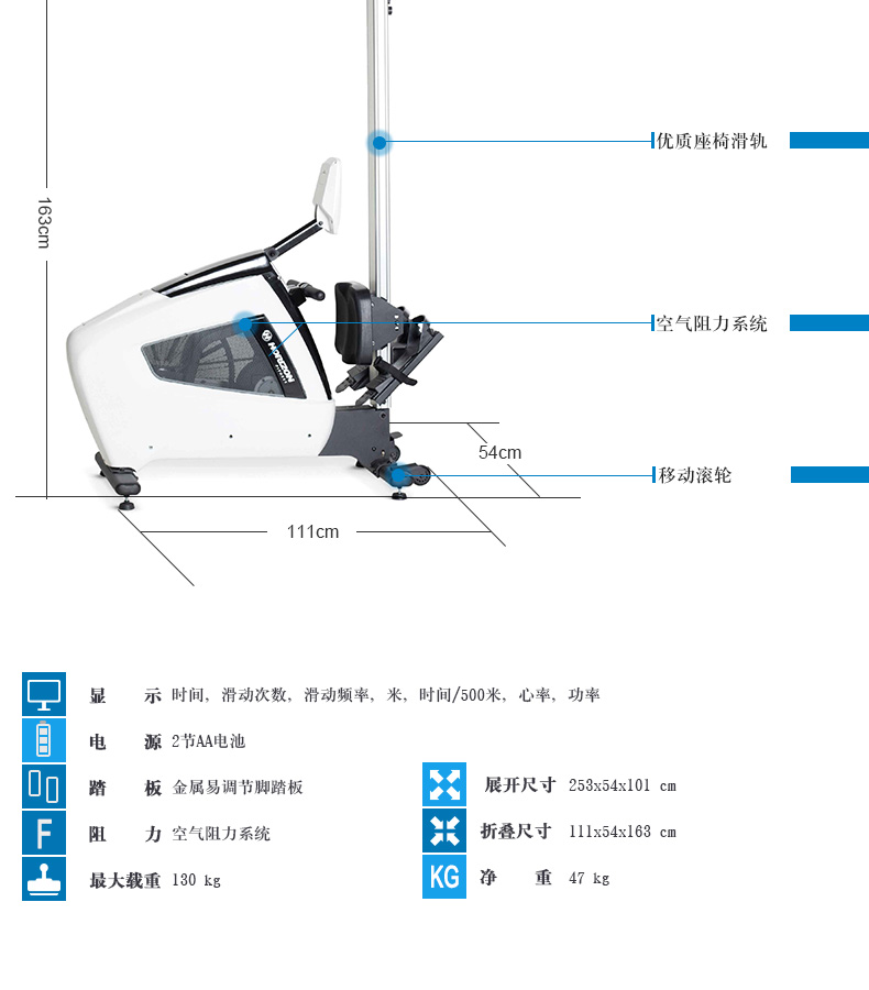 乔山划船器