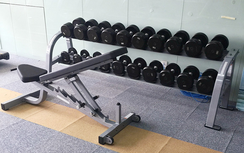 可调节哑铃椅哑铃架